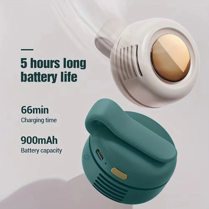 PocketBreeze clip-on mini fan with up to 5 hours battery life